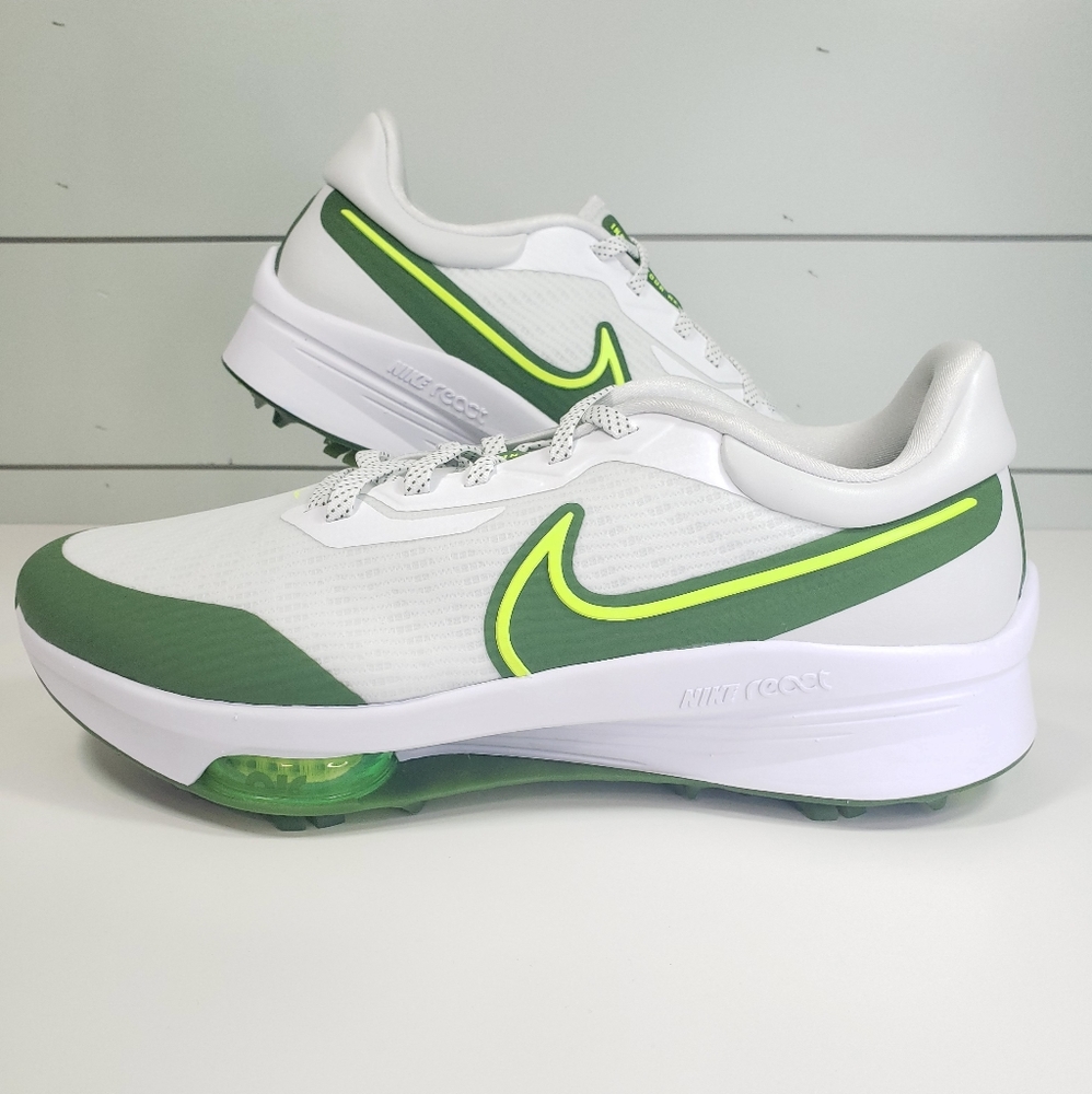 Nike Air Zoom Infinity Tour Next% Wide White Treeline Golf Shoes Men's size 10.5 - Picture 1 of 10